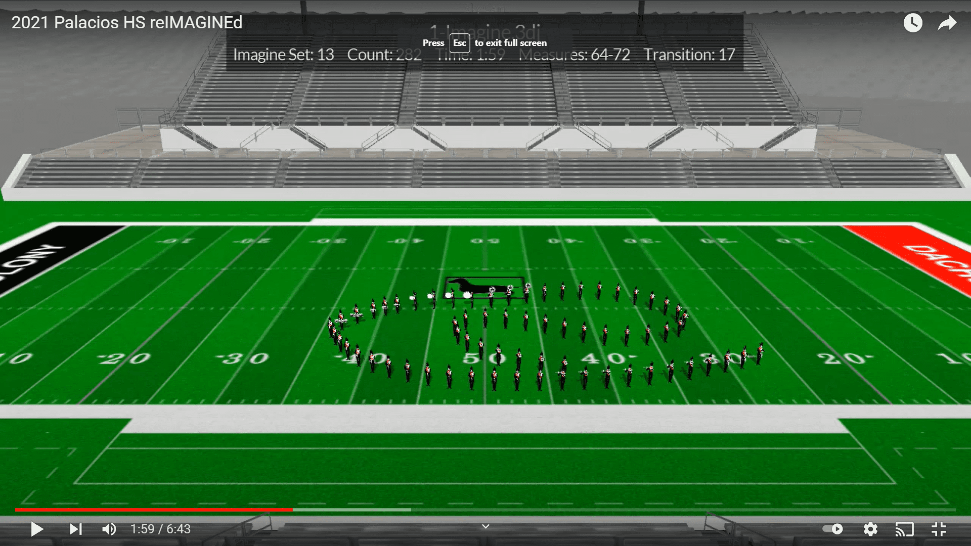 2021 Palacios High School | Gulf Coast Drill Design